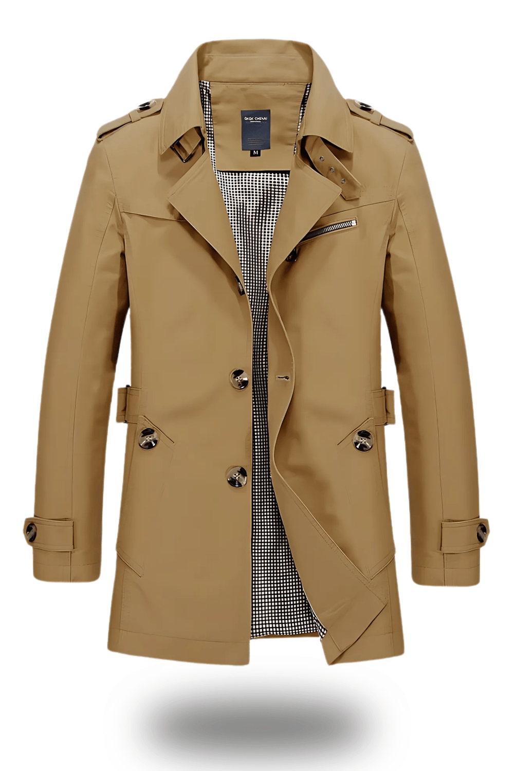 Jens Trenchcoat Damen – Klassischer Wintermantel mit Umgelegtem Kragen für Elegante Looks 1