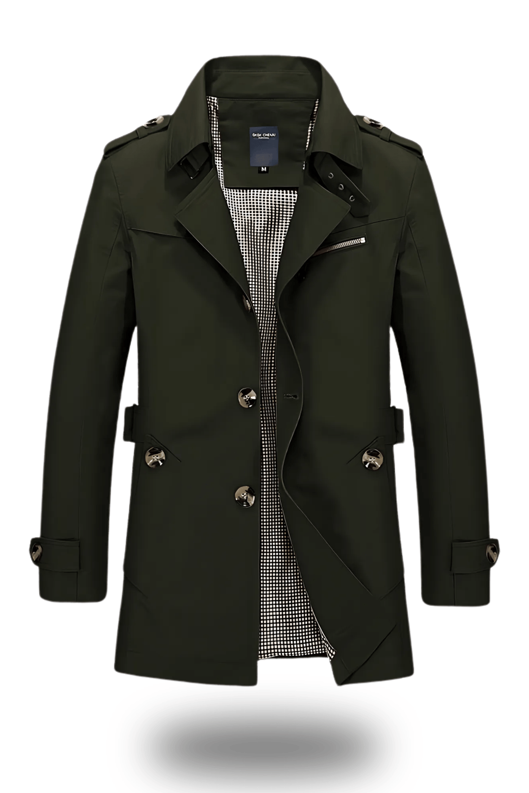 Jens Trenchcoat Damen – Klassischer Wintermantel mit Umgelegtem Kragen für Elegante Looks 4