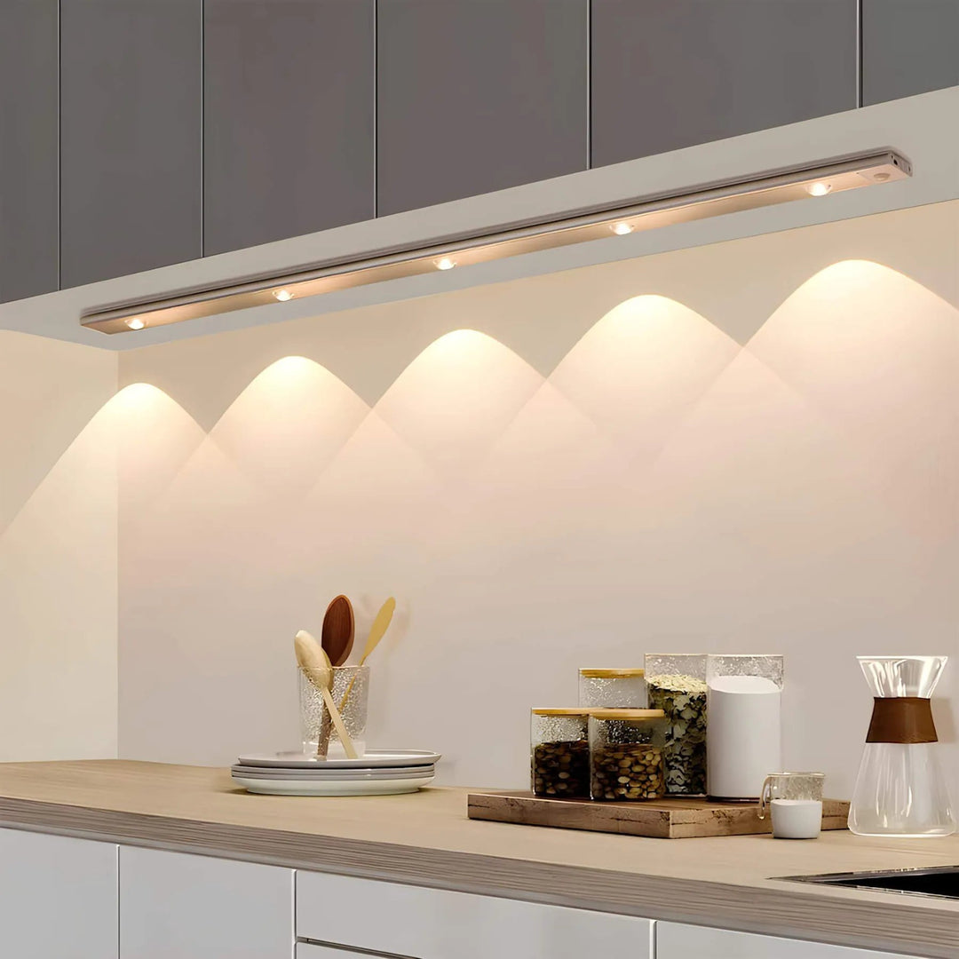 Kabellose LED-Leuchte mit Bewegungssensor und Dimmbarkeit – Ideal für Flure und Treppenhäuser, 3 Lichtfarben wählbar 0