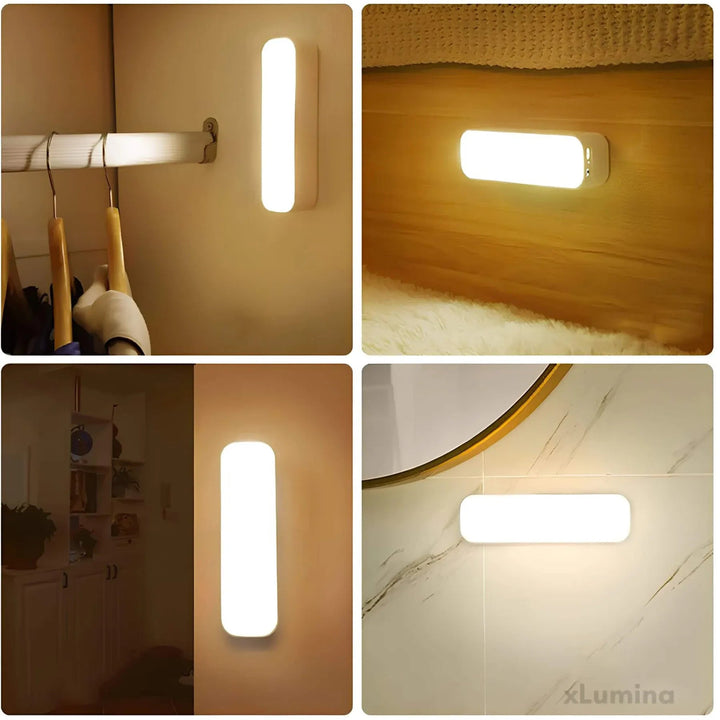 Kabellose LED Bewegungsmelder Wandlampe – USB Aufladbar für Sicherheit und Komfort 5