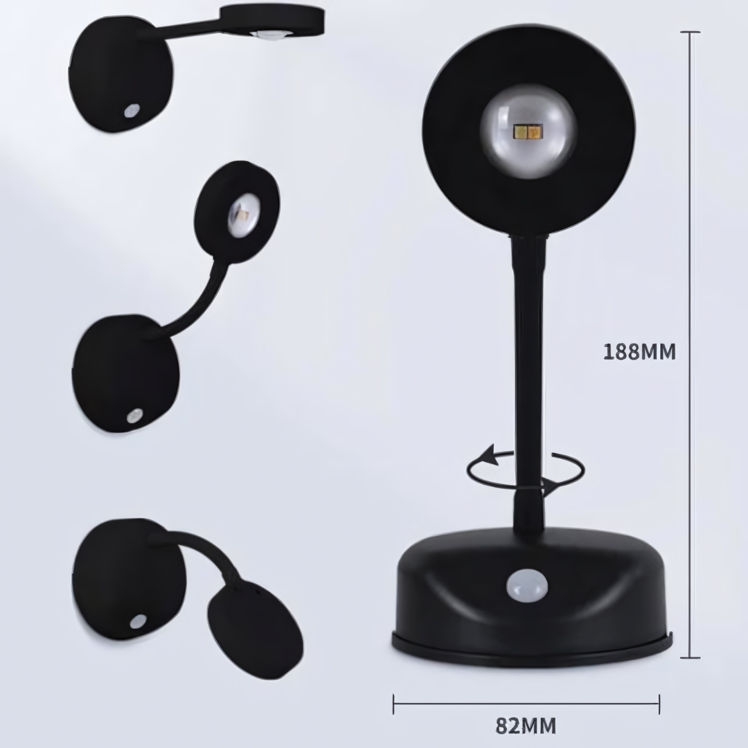 Kabelloser LED Spot Mit Intelligenten Bewegungssensor & 360° Verstellbarkeit 7