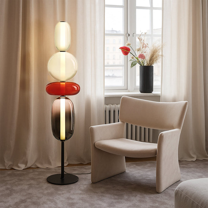 Kandierte Stehlampe – Elegante LED Stehleuchte für Wohnzimmer & Schlafzimmer 2