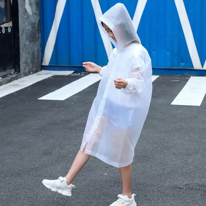 Kinder Regenponcho – Wasserdichter Reise-Regenmantel für Outdoor-Aktivitäten 3