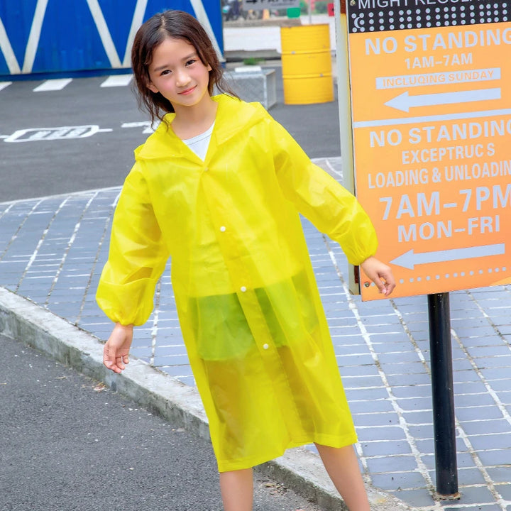 Kinder Regenponcho – Wasserdichter Reise-Regenmantel für Outdoor-Aktivitäten 4