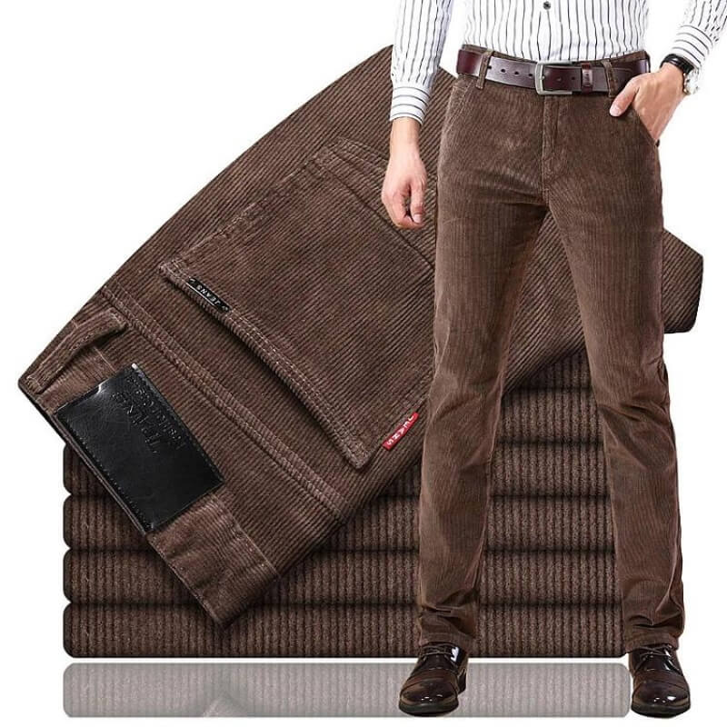 Klassische Cordhose für Herren – Bequeme & Strapazierfähige Hosen Herren aus hochwertigem Cordstoff 1