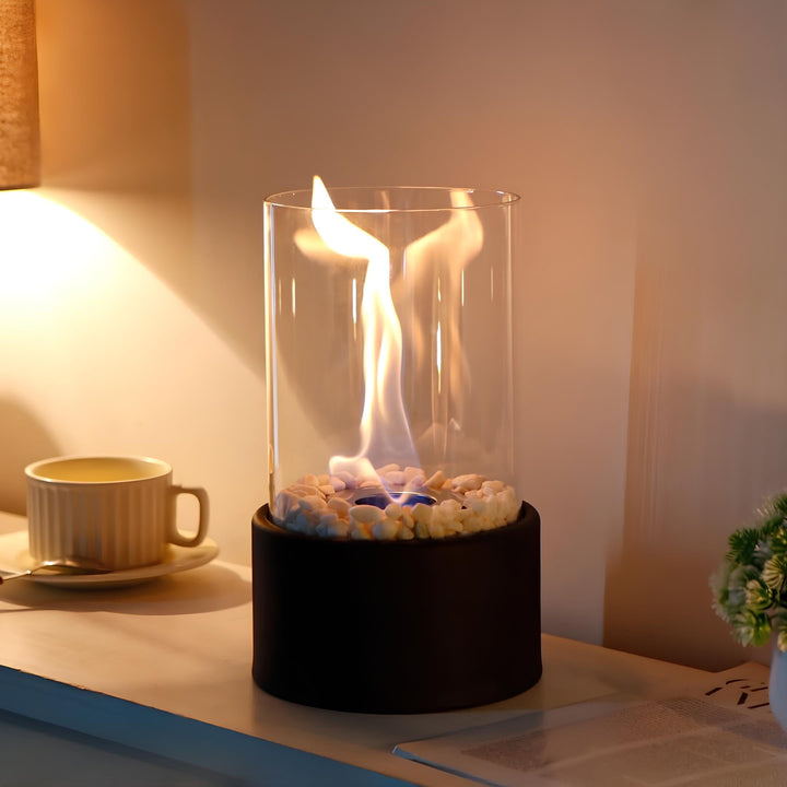 Klassische Öllampe aus Metall und Glas – Antike Öllampe für stimmungsvolle Beleuchtung 3
