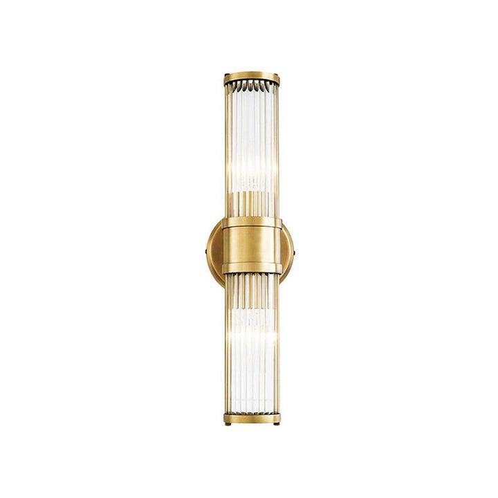 Klassische Wandleuchte in Gold für Badezimmer – Elegante LED Wandlampe mit Hochwertigem Eisen und Glas 8
