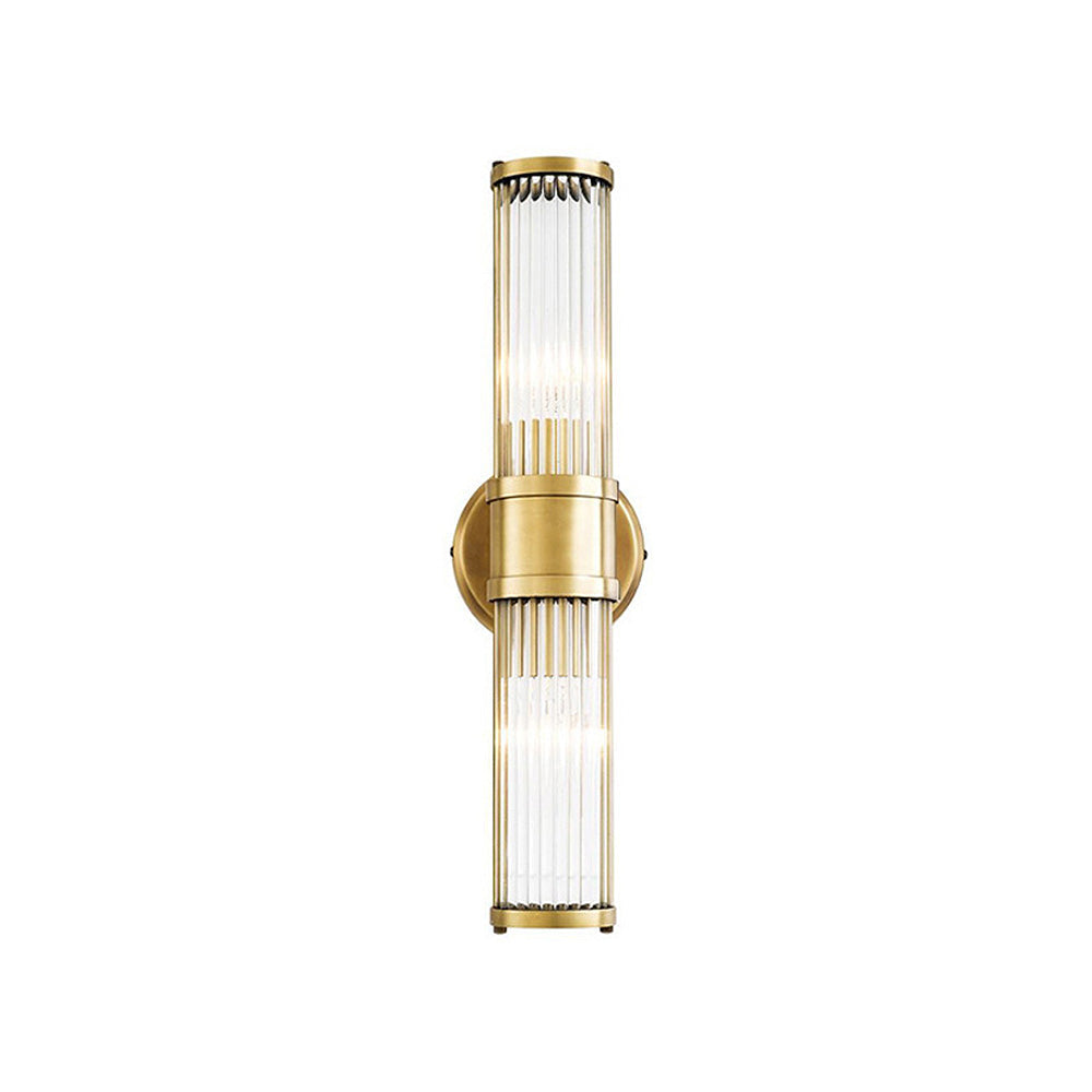 Klassische Wandleuchte in Gold für Badezimmer – Elegante LED Wandlampe mit Hochwertigem Eisen und Glas 8