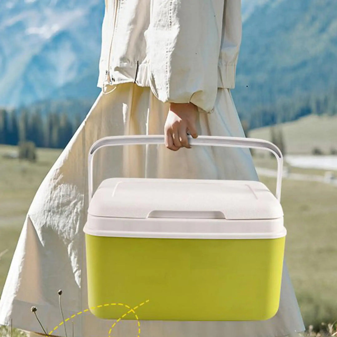 Kompakte 15L Kühlbox Auto – Isolierte Tragbare Kühlbox für Camping und Picknicks 0