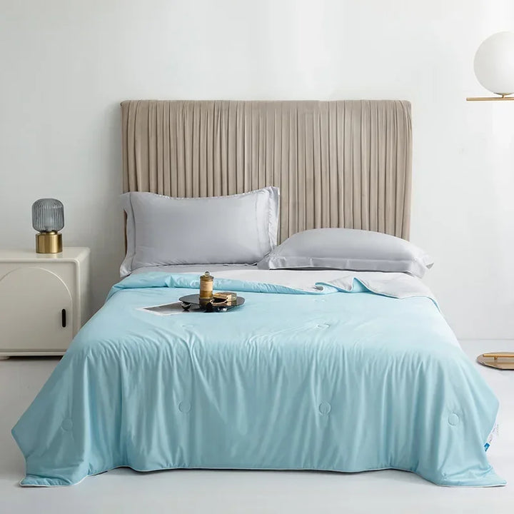 Kühlende Sommerdecke 150x200 cm – Leicht, Doppelseitig und Atmungsaktiv für Optimale Nächte 10