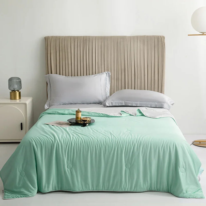 Kühlende Sommerdecke 150x200 cm – Leicht, Doppelseitig und Atmungsaktiv für Optimale Nächte 6