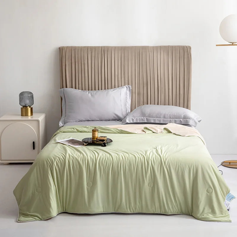 Kühlende Sommerdecke 150x200 cm – Leicht, Doppelseitig und Atmungsaktiv für Optimale Nächte 9