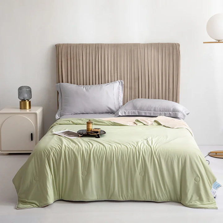 Kühlende Sommerdecke 150x200 cm – Leicht, Doppelseitig und Atmungsaktiv für Optimale Nächte 9