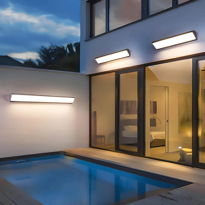 LED-Außenwandleuchte für Terrassen und Gärten – Wetterfest und Energiesparend 0