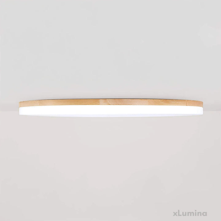 LED Deckenlampe aus Holz und Metall – Elegante Deckenleuchte für Wohnzimmer und Schlafzimmer 2