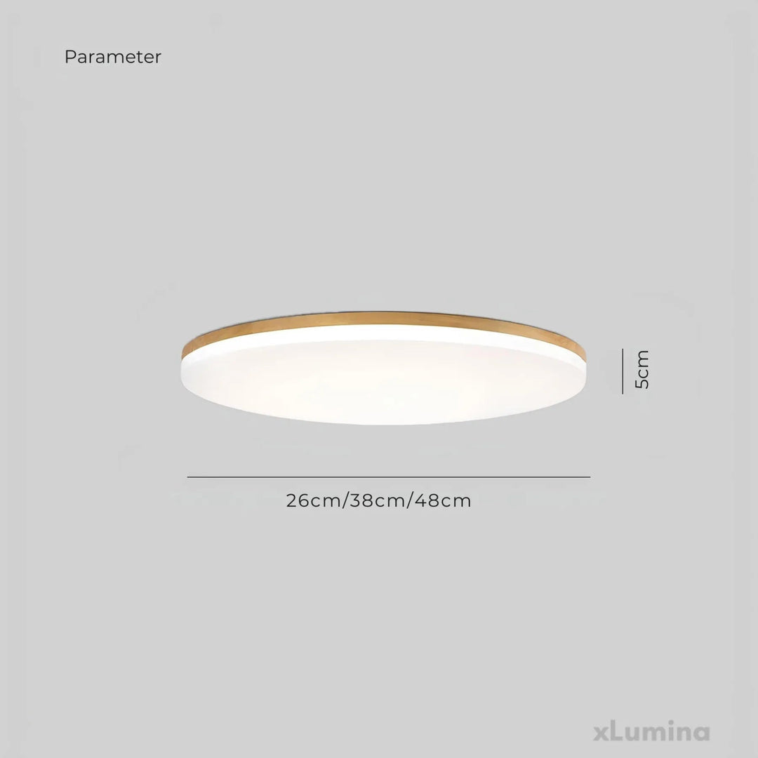 LED Deckenlampe aus Holz und Metall – Elegante Deckenleuchte für Wohnzimmer und Schlafzimmer 5