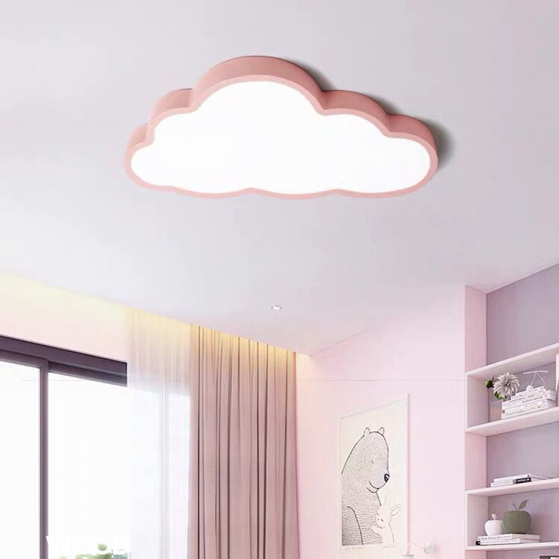 LED Deckenlampe im Wolkendesign für Kinderzimmer – Energiesparende und Moderne Deckenleuchte 40 cm, Warmweiß 3000K 4