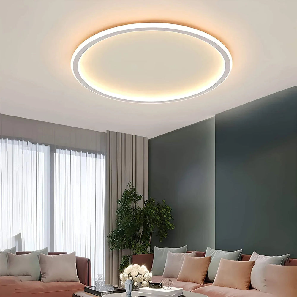 LED Deckenleuchte Rund im Nordischen Design – Elegante Deckenlampe für Wohnzimmer und Flure 1