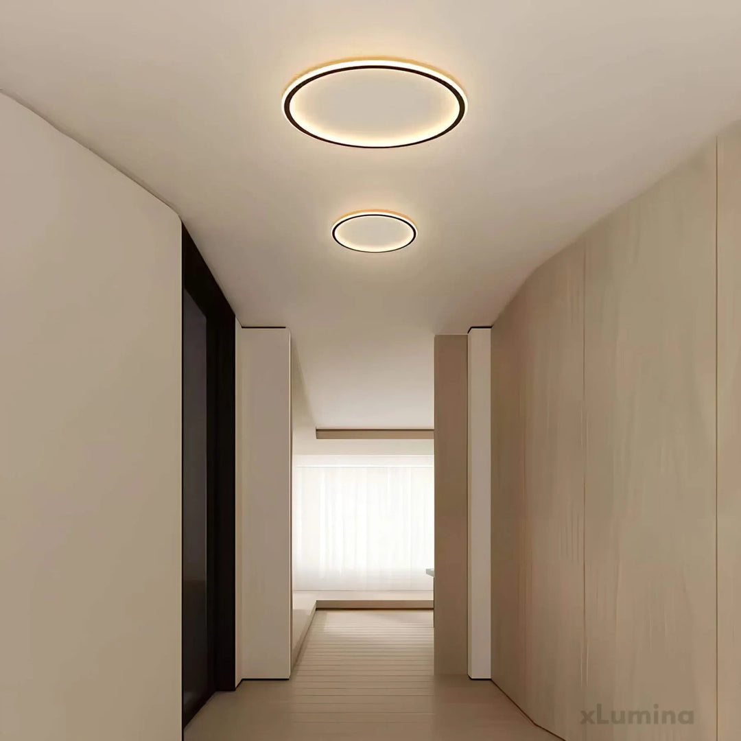LED Deckenleuchte Rund im Nordischen Design – Elegante Deckenlampe für Wohnzimmer und Flure 3