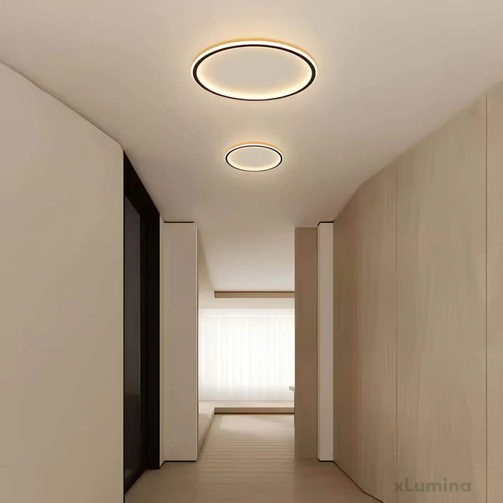 LED Deckenleuchte Rund im Nordischen Design – Elegante Deckenlampe für Wohnzimmer und Flure 3