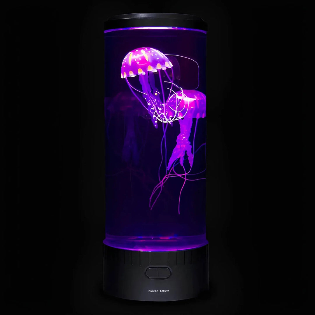 LED Lavalampe mit Quallen-Design – Beruhigende Lichtshow in Blau für Entspannung und Atmosphäre 0
