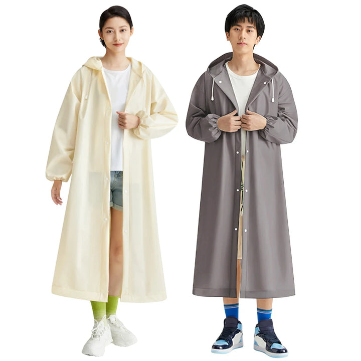 Langlebiger Regenponcho für Erwachsene – Winddicht, Wasserdicht, Ideal für Fahrrad & Wandern 3