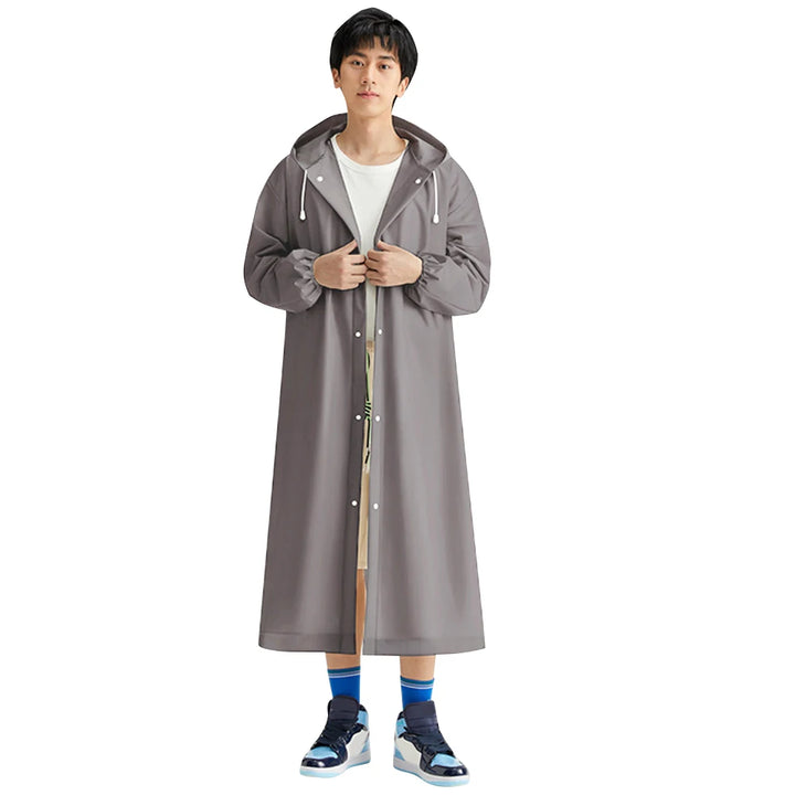Langlebiger Regenponcho für Erwachsene – Winddicht, Wasserdicht, Ideal für Fahrrad & Wandern 6