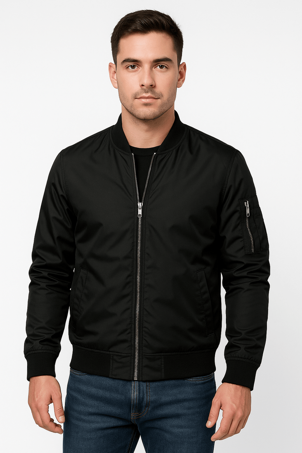 Leichte Bomberjacke Damen für Stil und Komfort – Klassischer Schnitt, Atmungsaktives Material 1