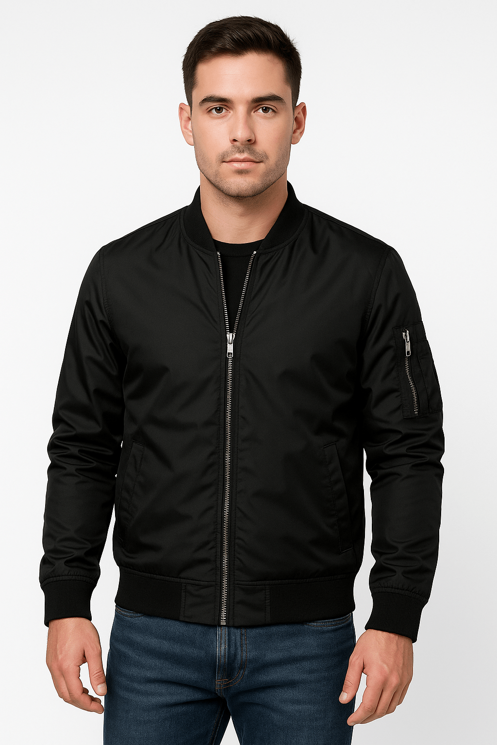 Leichte Bomberjacke Damen für Stil und Komfort – Klassischer Schnitt, Atmungsaktives Material 1