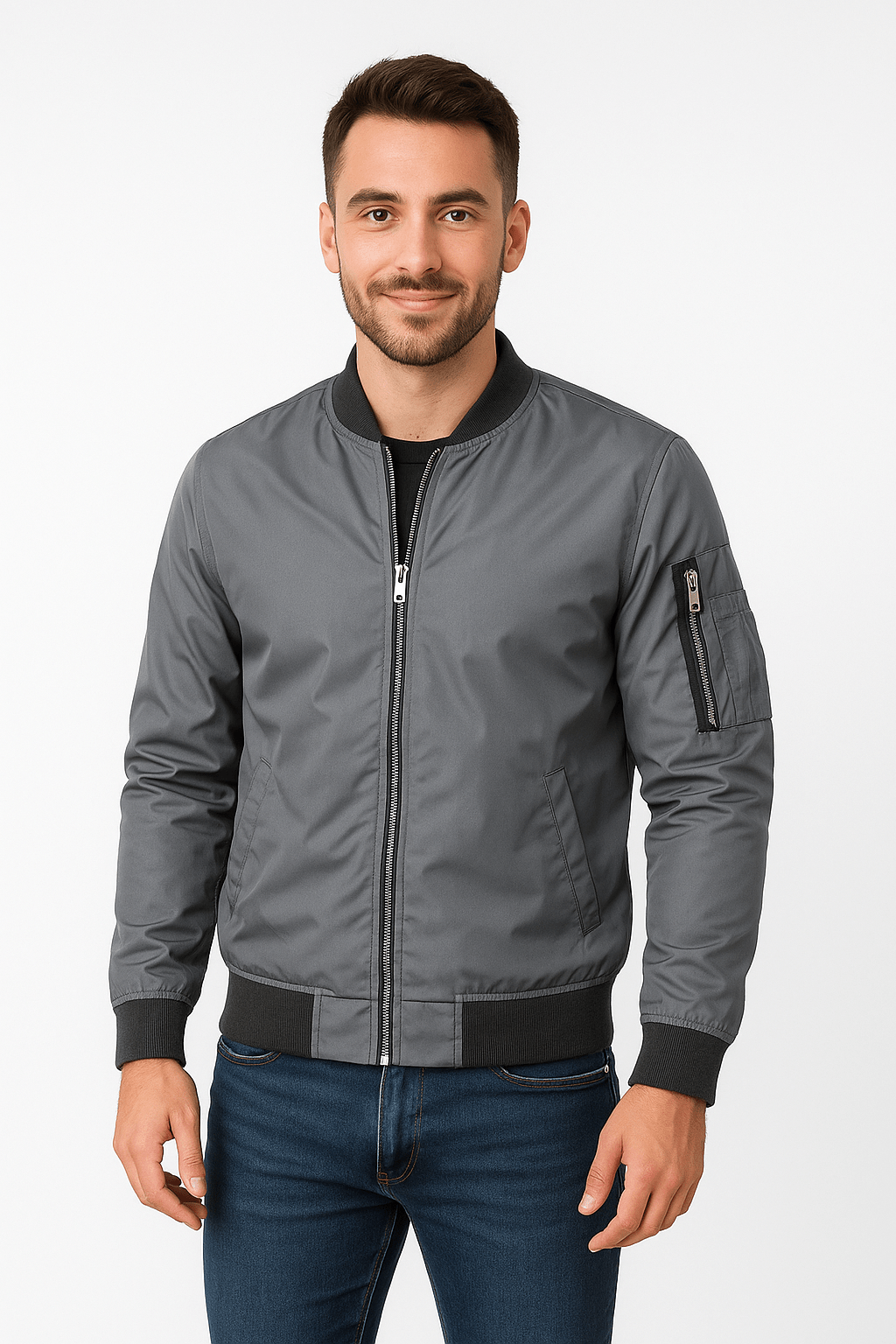 Leichte Bomberjacke Damen für Stil und Komfort – Klassischer Schnitt, Atmungsaktives Material 2