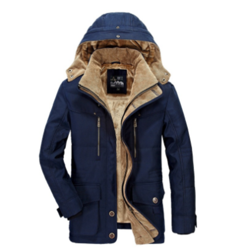 Lexer Herrenjacke – Winter Kapuzenjacke mit Wärmender Isolierung, Klassisches Design 0