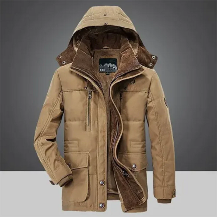 Lexer Herrenjacke – Winter Kapuzenjacke mit Wärmender Isolierung, Klassisches Design 1