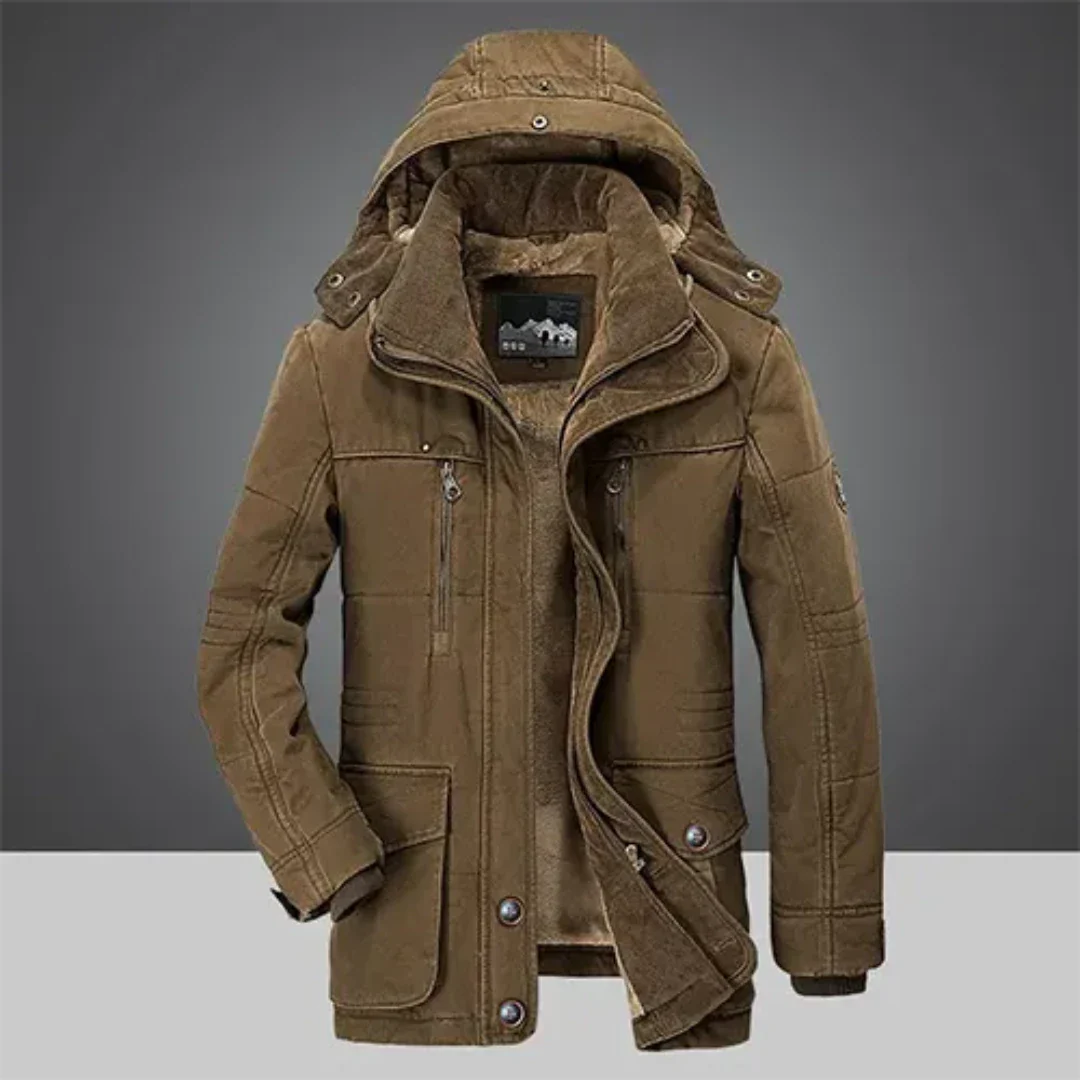 Lexer Herrenjacke – Winter Kapuzenjacke mit Wärmender Isolierung, Klassisches Design 2