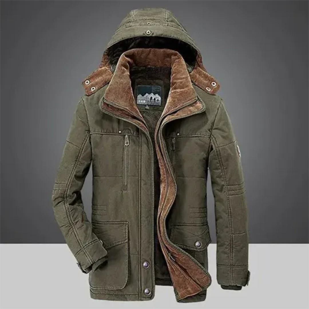 Lexer Herrenjacke – Winter Kapuzenjacke mit Wärmender Isolierung, Klassisches Design 3