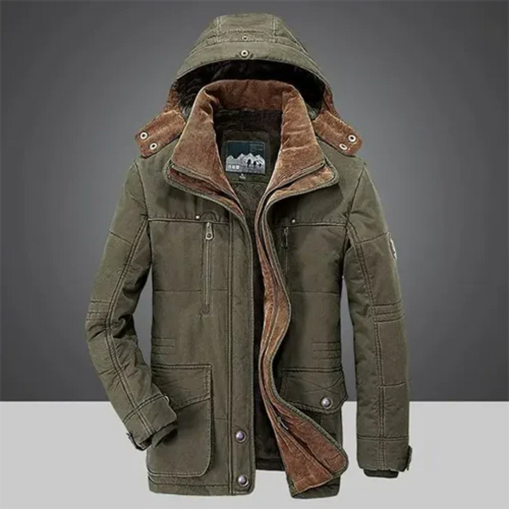 Lexer Herrenjacke – Winter Kapuzenjacke mit Wärmender Isolierung, Klassisches Design 3