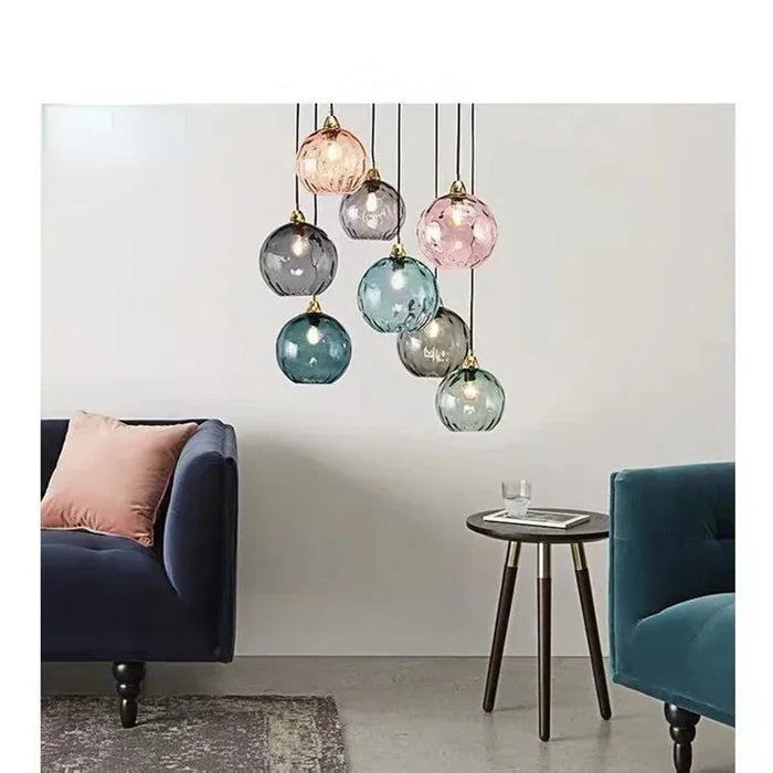 LumiSphere – Pendelleuchte Glas für Esszimmer, Hängelampe mit Warmlicht 1