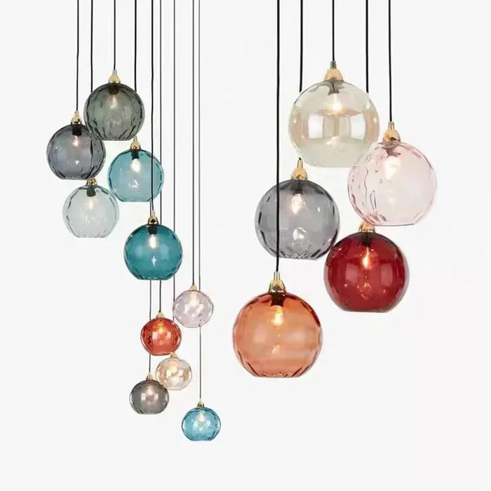 LumiSphere – Pendelleuchte Glas für Esszimmer, Hängelampe mit Warmlicht 4