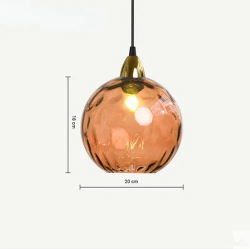 LumiSphere – Pendelleuchte Glas für Esszimmer, Hängelampe mit Warmlicht 5