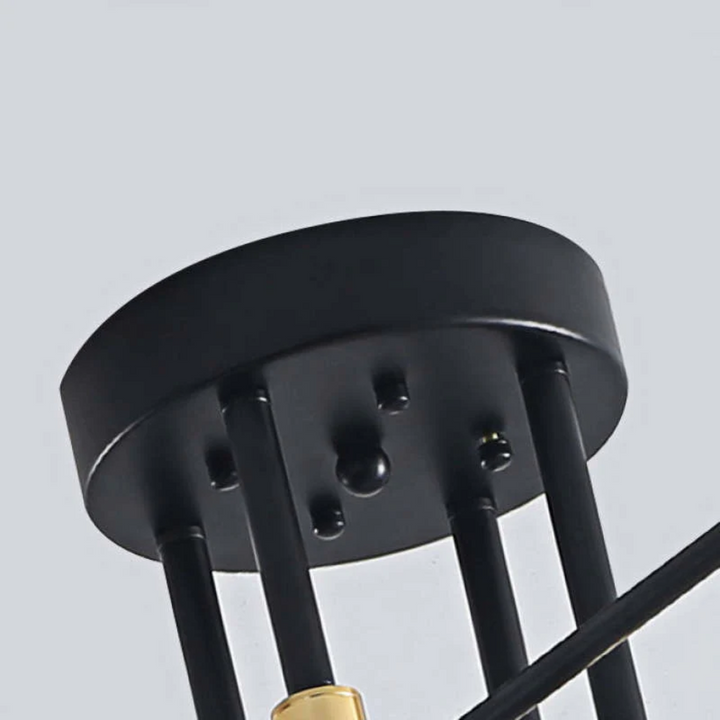 Lumière Royale – Moderne LED Deckenleuchte in Schwarz und Gold 3