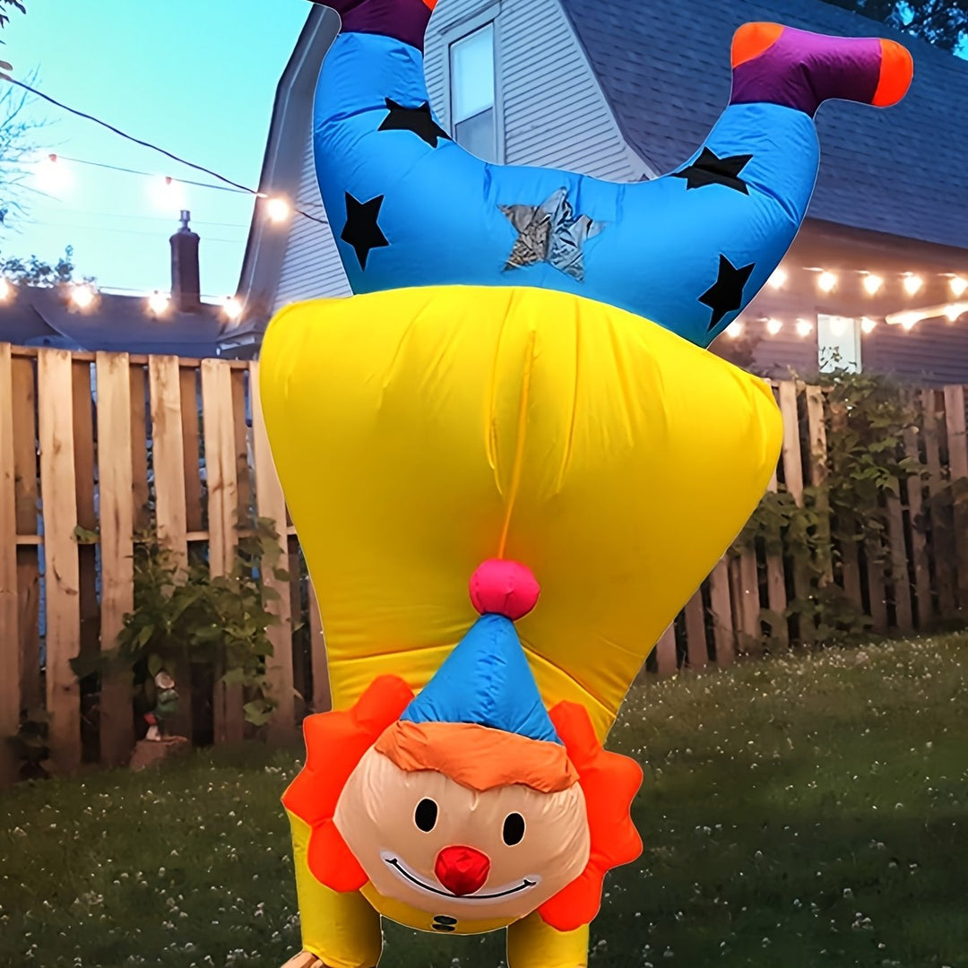 Lustiges aufblasbares Clownkostüm für Halloween – Ideal für Erwachsene 0