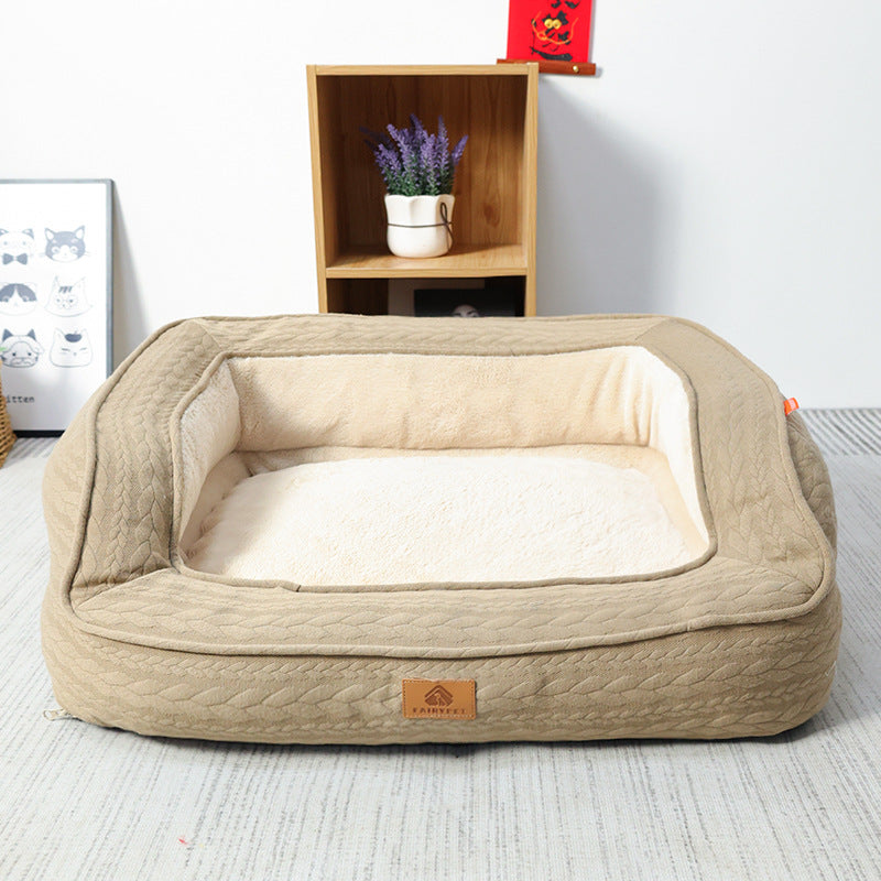 LuxeDream – Ergonomisches Hundebett für Komfort und Unterstützung 4