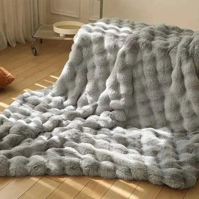 Luxuriöse Winterdecke aus Fleece für Sofa und Bett – Weich, Warm und Stilvoll 7