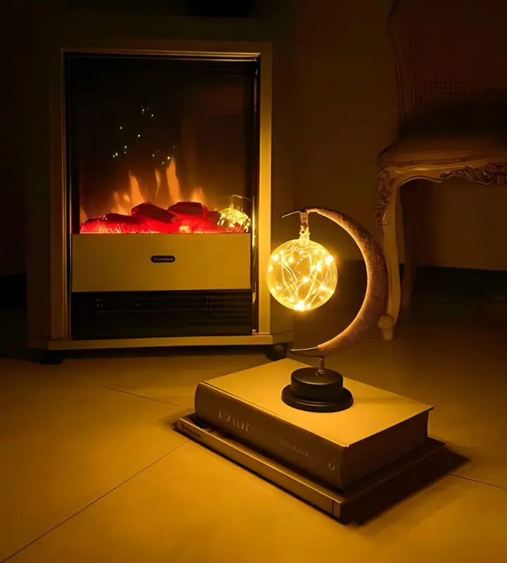 Magische Mondlampe – LED Tischlampe aus Glas für entspannende Atmosphäre 2