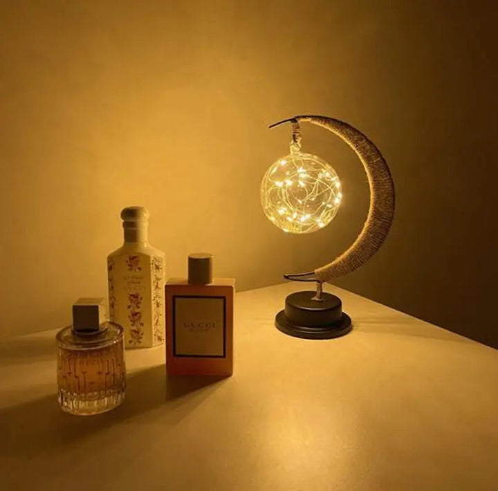 Magische Mondlampe – LED Tischlampe aus Glas für entspannende Atmosphäre 3
