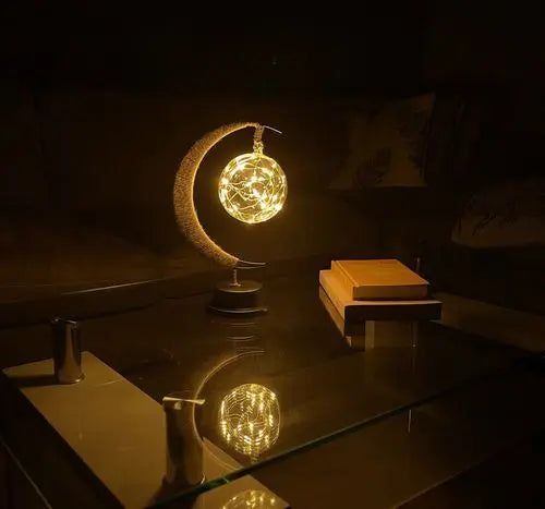 Magische Mondlampe – LED Tischlampe aus Glas für entspannende Atmosphäre 4