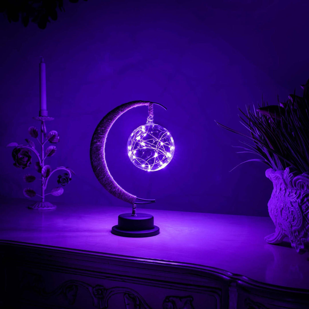 Magische Mondlampe – LED Tischlampe aus Glas für entspannende Atmosphäre 5