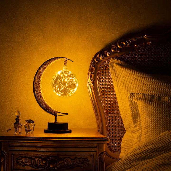 Magische Mondlampe – LED Tischlampe aus Glas für entspannende Atmosphäre 6