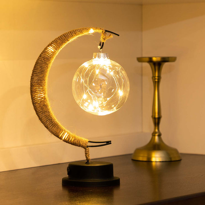 Magische Mondlampe – LED Tischlampe aus Glas für entspannende Atmosphäre 8