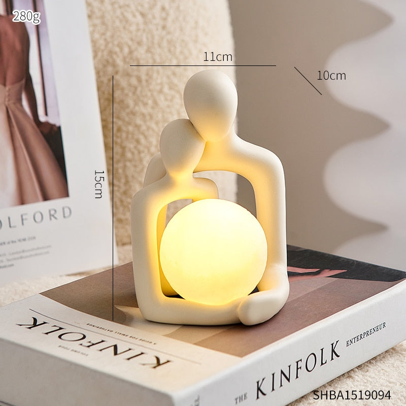 Magische Tischlampe mit Warmem Licht – Einzigartiges Design für Gemütliche Abende in Wohnzimmer oder Schlafzimmer 3