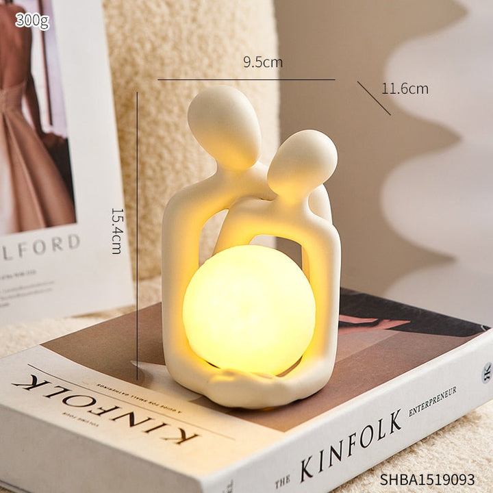 Magische Tischlampe mit Warmem Licht – Einzigartiges Design für Gemütliche Abende in Wohnzimmer oder Schlafzimmer 4
